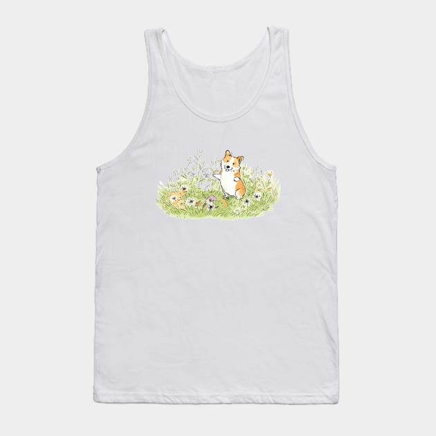 Cute Corgi Tank Top by Cheeky BB